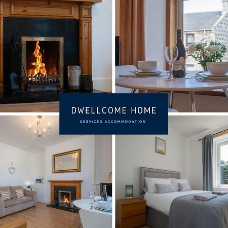 Dwellcome Home Ltd 1 Bed Apt, Half Mile To Union Street Yet Quiet, Free Parking, Fast Wifi, Ideal For Long Term Contractor, Etc Stays, Fully Equipped Kitchen, Regular Housekeeping Option - See Our Site For Assurance Aberdeen Bagian luar foto