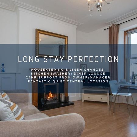 Dwellcome Home Ltd 1 Bed Apt, Half Mile To Union Street Yet Quiet, Free Parking, Fast Wifi, Ideal For Long Term Contractor, Etc Stays, Fully Equipped Kitchen, Regular Housekeeping Option - See Our Site For Assurance Aberdeen Bagian luar foto